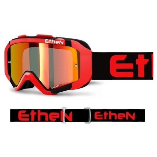 AR0724 Maschera Motocross-Enduro ARES Ethen Rossa - Nera 