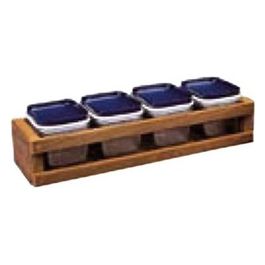 Contenitore in teak 290x83x55 mm 