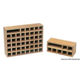Contenitore teak per 7 bandiere 