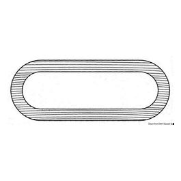 Cornice teak per portaoggetti 