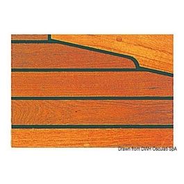 Listello teak per ponti 60 mm 