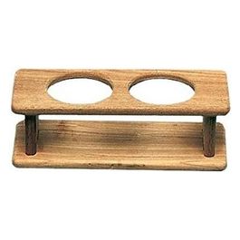 Porta 2 bottiglie teak 