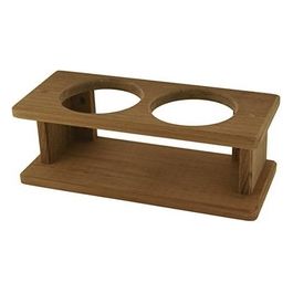 Porta bicchieri teak 275x87x90 mm 