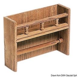 Porta scottex teak 327x90x250 mm 