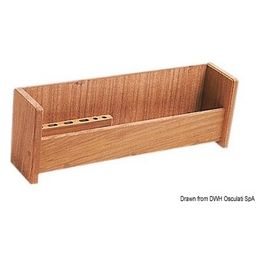 Porta strumenti teak 435x100x150 mm 