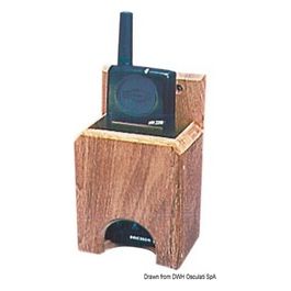 Porta VHF teak 132x73x43 mm 