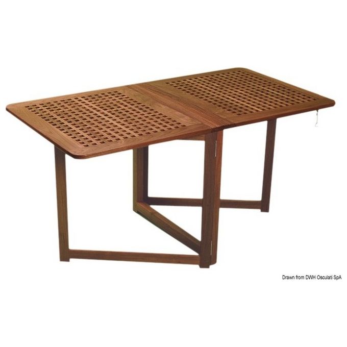 ARC Tavolo teak pieghevole 78x145x70 cm 