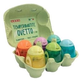Confezione 6 Temperino Ovetto 2 Fori