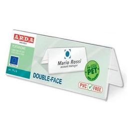 Portanome Bifacciale Pet 19x6mm