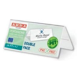 Portanome Bifacciale Pet 9.5x4.2mm