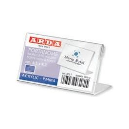 Portanome a L Acrilico 6.5x4.2mm