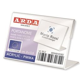 Arda Portanome a L Acrilico 8x5.5cm