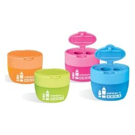 Temperamatite Mini 2 Fori con Contenitore