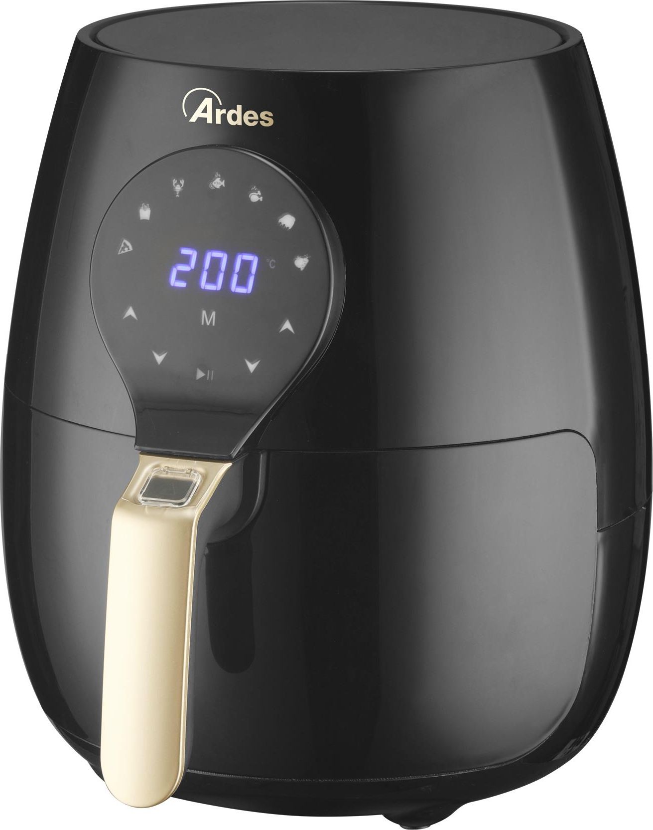 Ardes 1K33 Friggitrice ad Aria senza Olio Capacita' 5 Litri 1000W Nero
