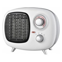 Ardes AR4P02V Fifty Termoventilatore Ceramico PTC Stile Vintage 2 Potenze con Spia Funzionamento e Termostato Temperatura 1500W Bianco