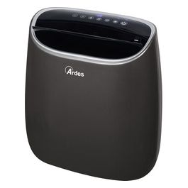 AR4P17 Stone Termoventilatore Ceramico Ionizzatore con Telecomando Filtro Antipolvere Display Digitale Led Touch Timer Titanio