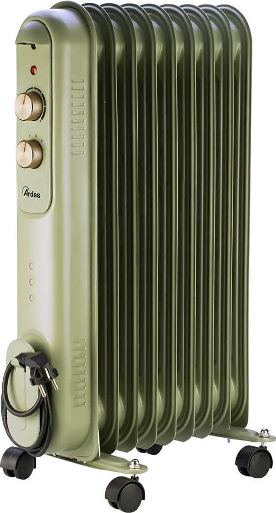 Radiador De Aceite ARDES CURVY 9 Elementos - 2000W, 3 Potencias, Termostato Regulable, Seguro Y Eficiente