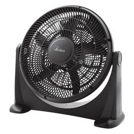 Ventilatore Box Fan 5 Pale 3 Velocità 40cm Nero per una Ventilazione Efficace e Silenziosa in Ambienti Domestici