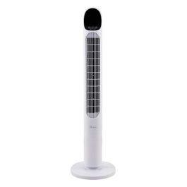 AR5T1000 Ventilatore a Torre Alta 100cm con Telecomando Timer e 3 Velocità Oscillazione Automatica Bianco