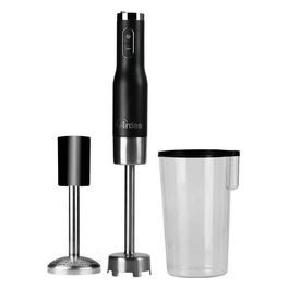 ARMIX03 TRITANIUM Frullatore a Immersione Minipimer Tritatutto in Titanio con Accessori Schiacciapatate