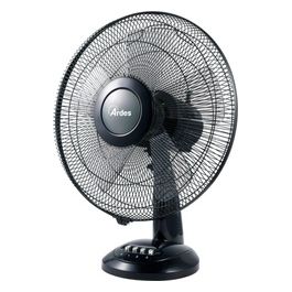 Style Ventilatore da Tavolo con Pale 40cm 50W Nero