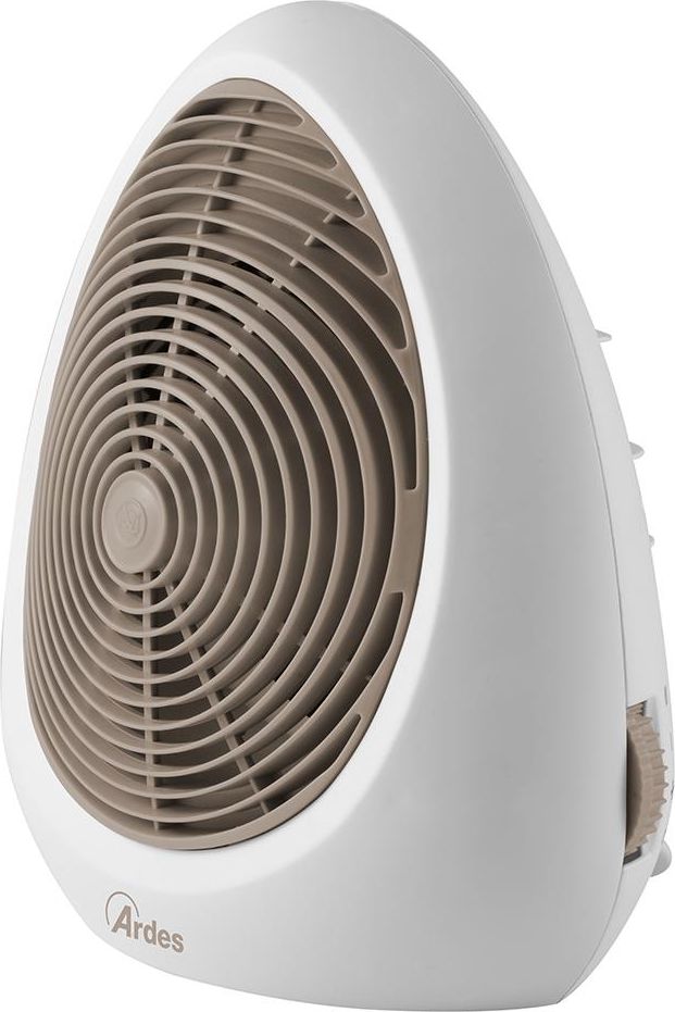 Ardes Termoventilatore MUNA Sabbia 2 Potenze con Termostato Temperatura Ambiente Ventilazione Estiva 2000W Bianco/Sabbia