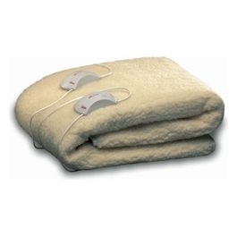 Scaldaletto Kaleo Matrimoniale Coperta elettrica 120 W Beige Lana