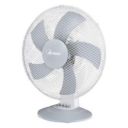 Ardes Ventilatore da Tavolo 40cm Steelo40 3 velocità Bianco