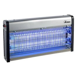 Ardes ZAK 30W AR6S30B Zanzariera Elettrica a Scarica 2 Lampade 15W Insetticida Killer Appendibile con Raccogli Insetti in Alluminio 30W