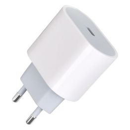 Area Caricatore Smartphone da Parete 20W 1 Porta Usb-C Bianco