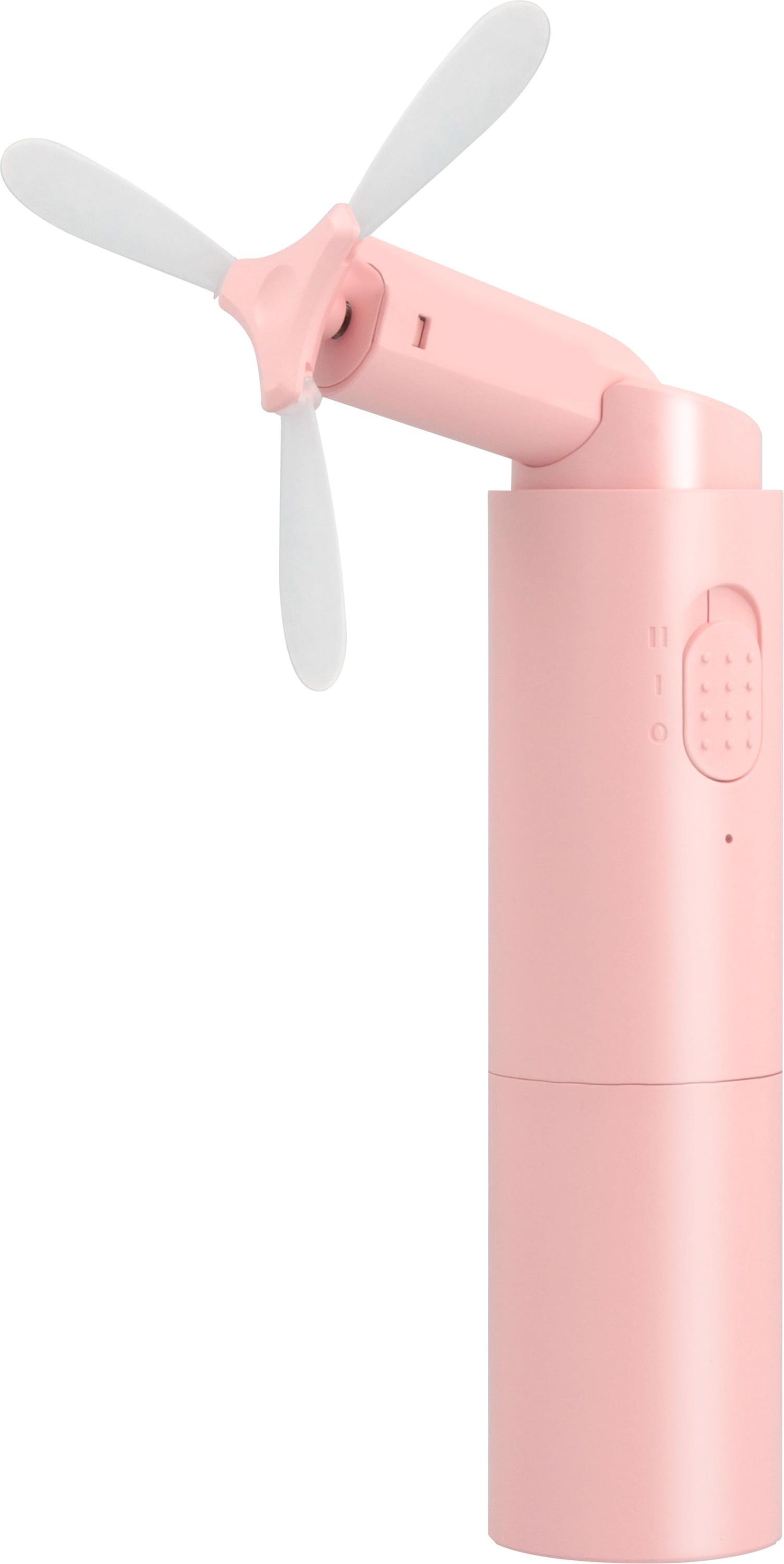 Area MINIFANPB20P Mini Ventilatore Rosa Portatile con Power Bank