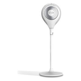 Argo Clima Genius Ventilatore Piantana Oscillante 65W Argento/Bianco