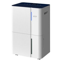 Deumidificatore 492000100 Dry Pury Evo WF 30 Litri Bianco e Blu Alta Efficienza Regolazione Umidità per Ambienti Confortevoli