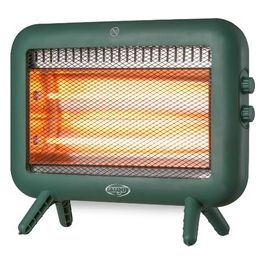 Argo Seventy Green Stufa al Quarzo  500/100W 2 Modalita' Regolazione della Temperatura