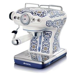 00M13891CAR0 Capri Macchina Caffè Cialde e Caffè Macinato in Polvere Espresso Manuale con Erogatore di Vapore 1 o 2 Tazze