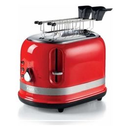 Ariete 0149 Tostapane 2 Fette Moderna con Pinze 6 Livelli di Doratura 800W Rosso