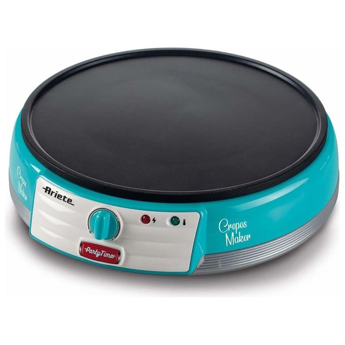 Image of Ariete 0202 Crepiera Blu-Argento-Bianco 1000W