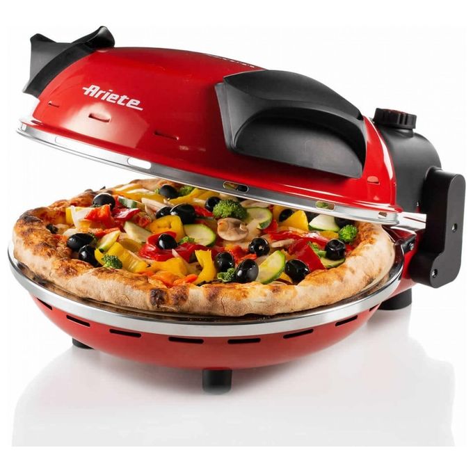 Image of Ariete 909 Fornetto Pizza Elettrico 1200W 400 gradi Timer 30 minuti Rosso