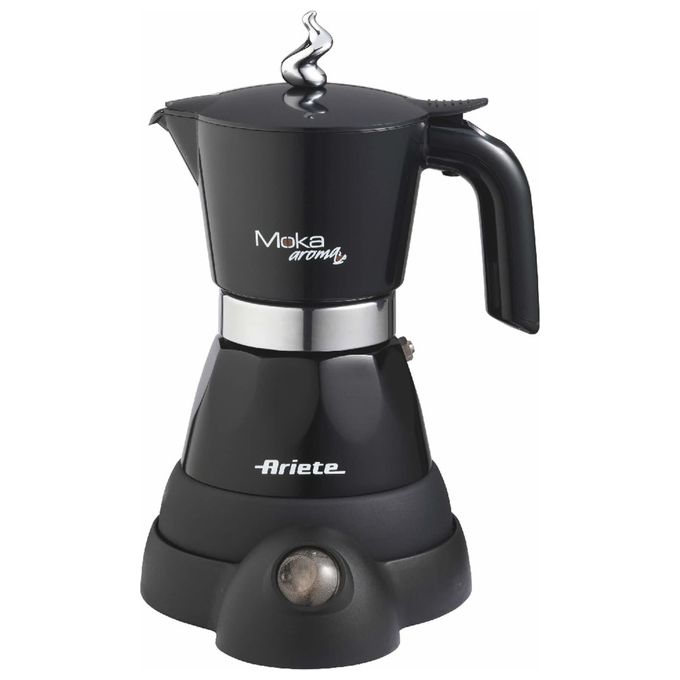 Ariete 1358/11 Moka Aroma Elettrica 2/4 Tazze Nero