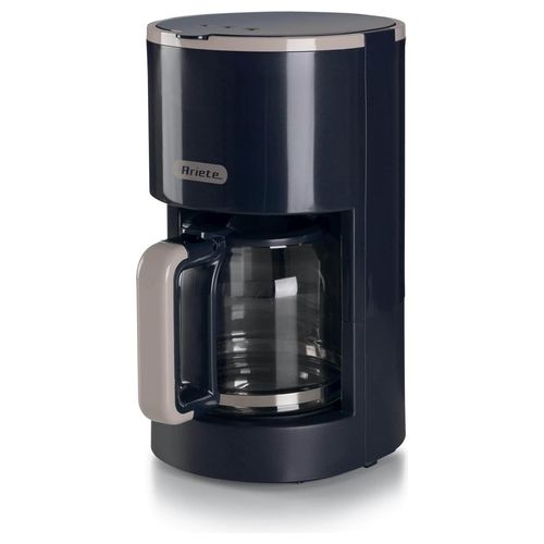 Ariete 1394/00 Drip Coffee Machine Macchina per Caffe' Americano Capacita' 12 Tazze Dark Grey