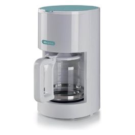 1394 Macchina Caffe' a Filtro Breakfast 12 Tazze White e Aegean Teal