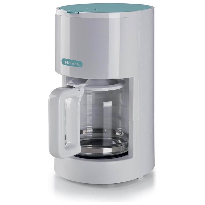 Ariete 1394 Macchina Caffe' a Filtro Breakfast 12 Tazze White e Aegean Teal