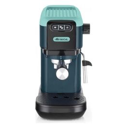 1399/17 Macchina Caffè Cialde e Caffé Macinato in Polvere Espresso Manuale con Erogatore di Vapore 2 Tazze colore Light Aquamarine
