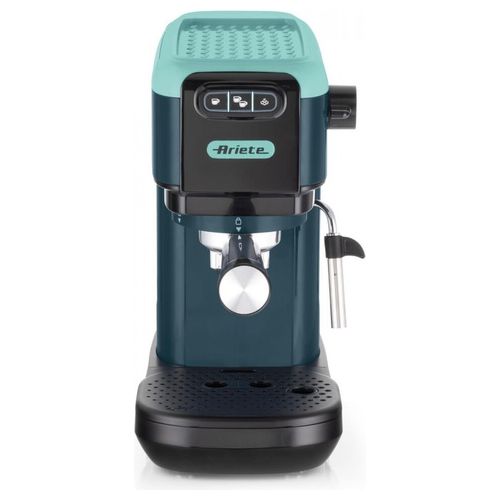 1399/17 Macchina Caffè Cialde e Caffé Macinato in Polvere Espresso Manuale con Erogatore di Vapore 2 Tazze colore Light Aquamarine
