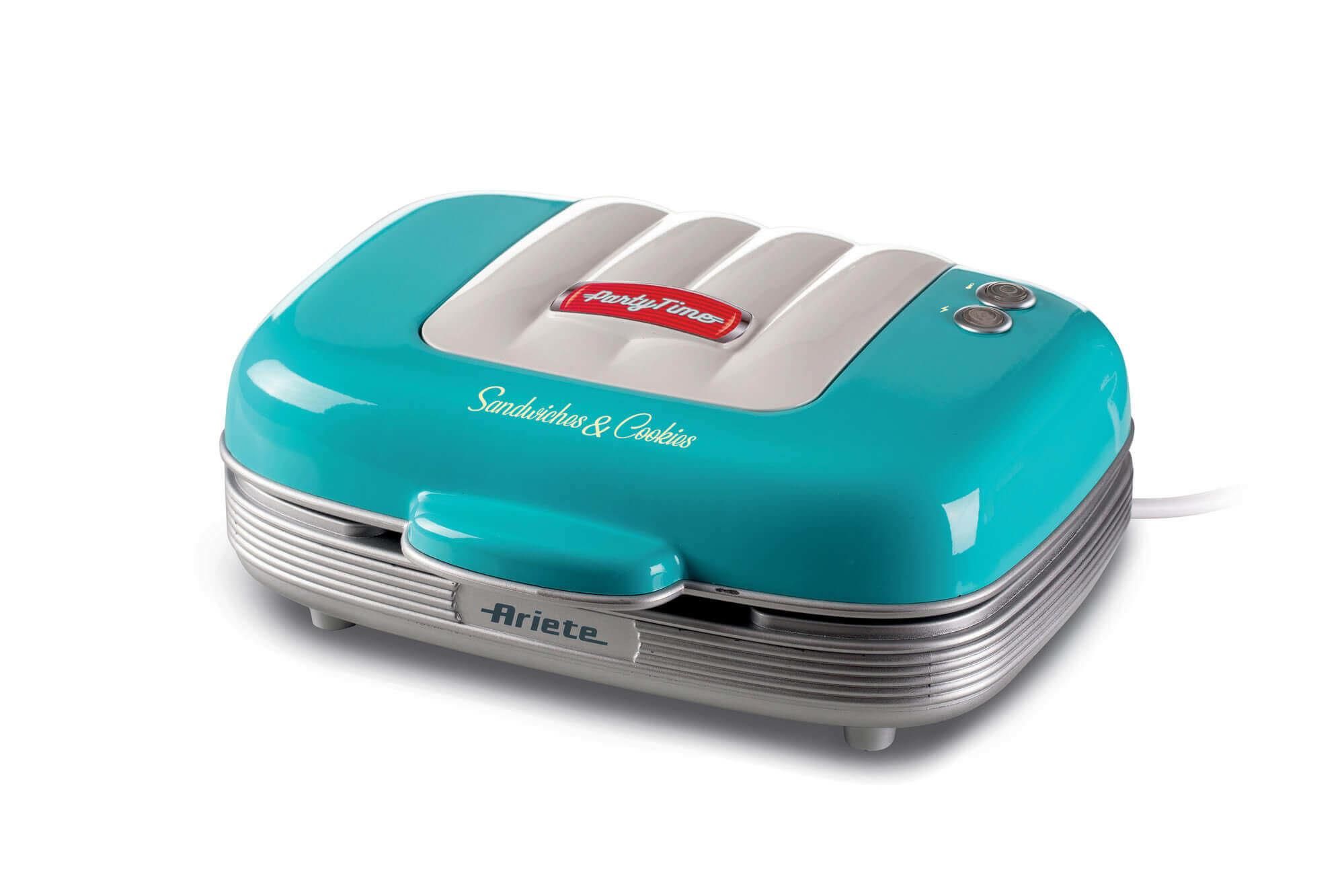 Azzurro Piastre antiaderenti Ariete Maker Waffle 700 W 