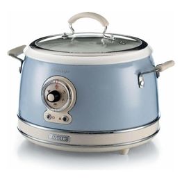 Ariete 2904 Cuociriso 650W 1.8 Litri Bowl Vetro Vintage Blu