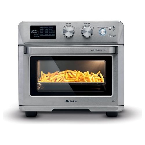 4629 Friggitrice ad Aria e Forno 25 Litri 1700W 15 Funzioni di Cottura Silver