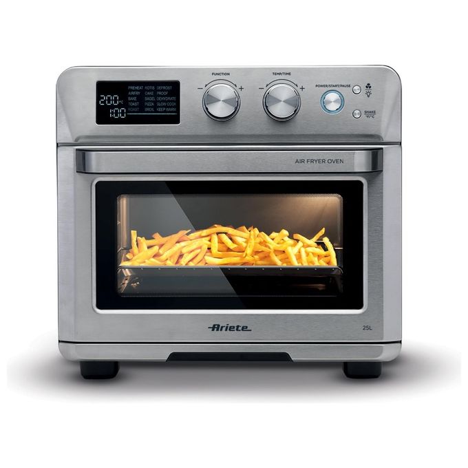 Ariete 4629 Friggitrice ad Aria e Forno 25 Litri 1700W 15 Funzioni di Cottura Silver