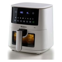 Ariete 4633 Friggitrice ad aria 4 Litri 1400 W Capacità 9 programmi Funzione Shake e Grill Temperatura fino a 200°C Bianco