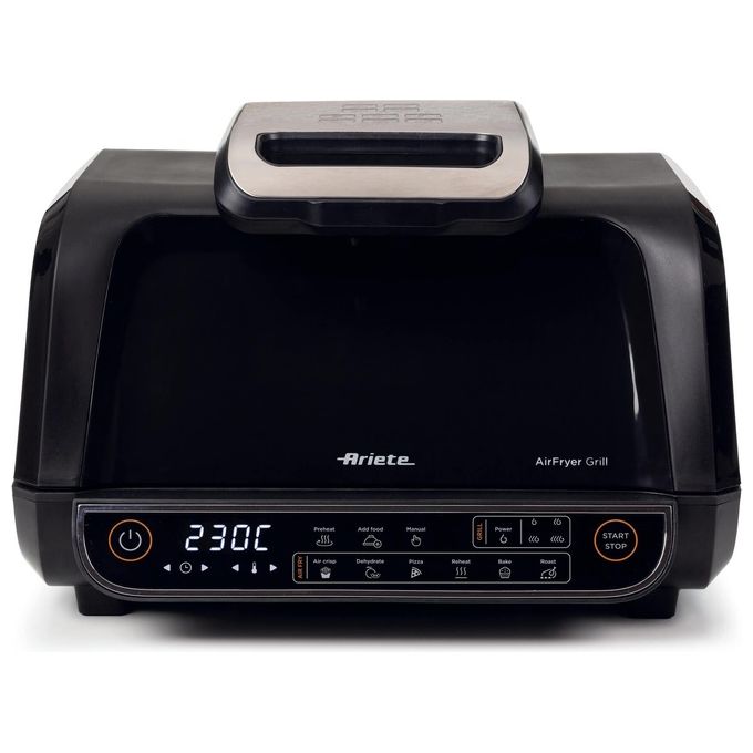 Ariete 4635 Air Fryer Grill Friggitrice ad aria 8 L 1700 W 8 Programmi Display Touch colore Nero